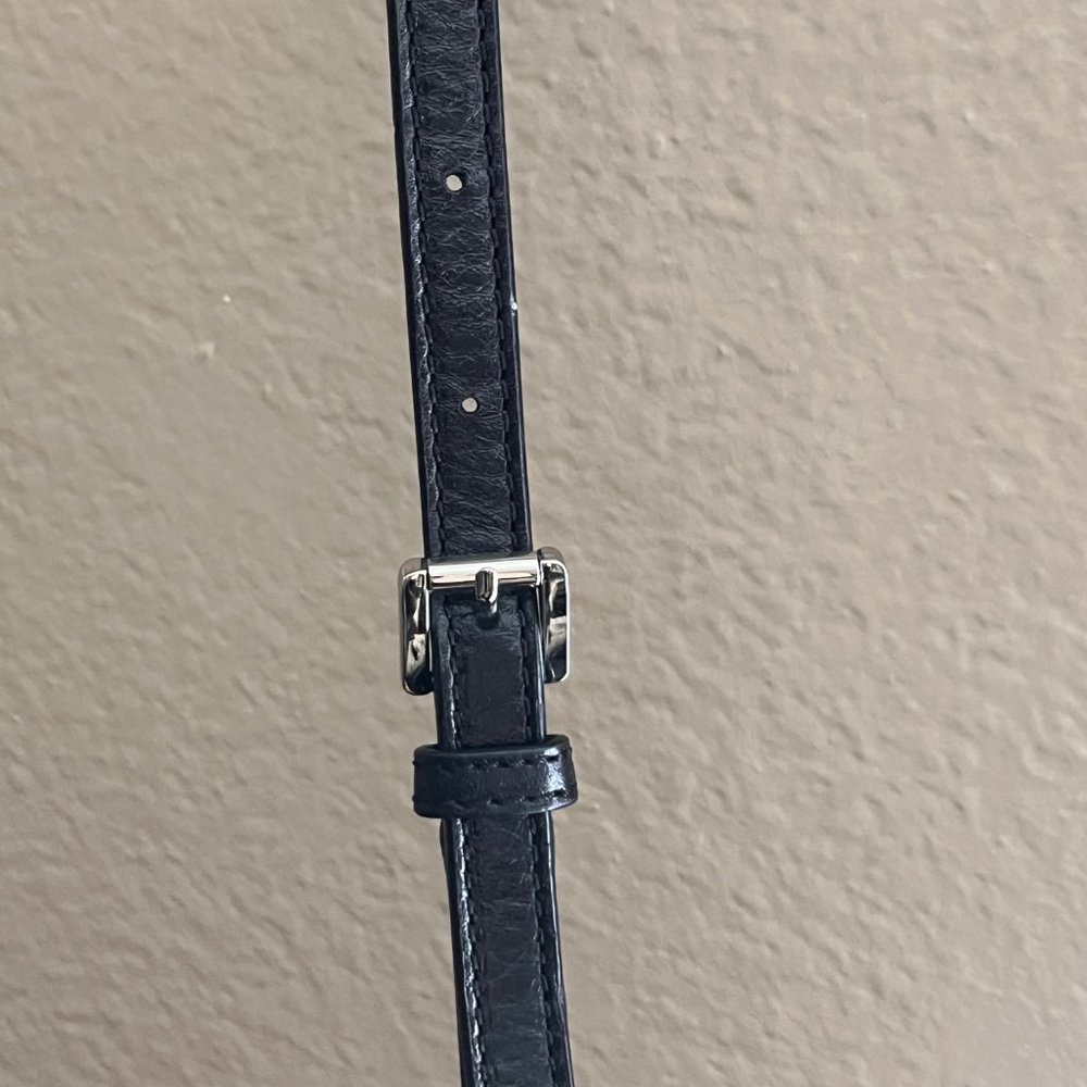 NWT - Michael Kors Chain Link Leather Black Handbag – Vintage - Gift Ready! - Picture 6 of 15